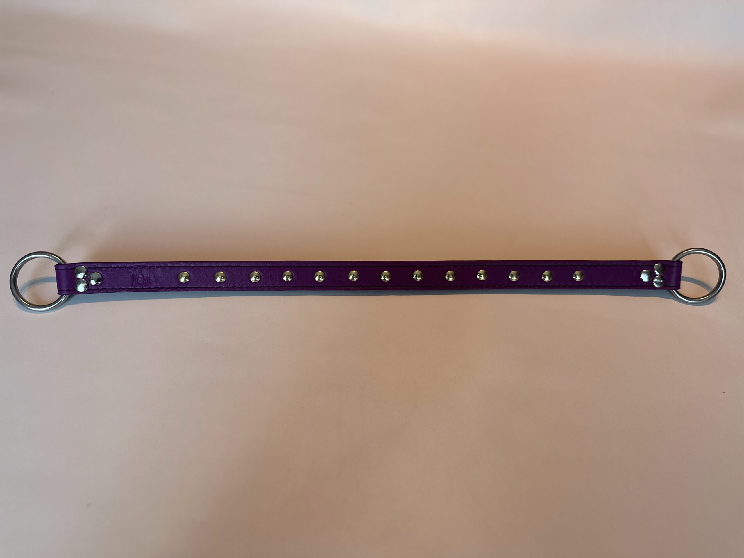 Inward Leather Spike Belt - Image 3